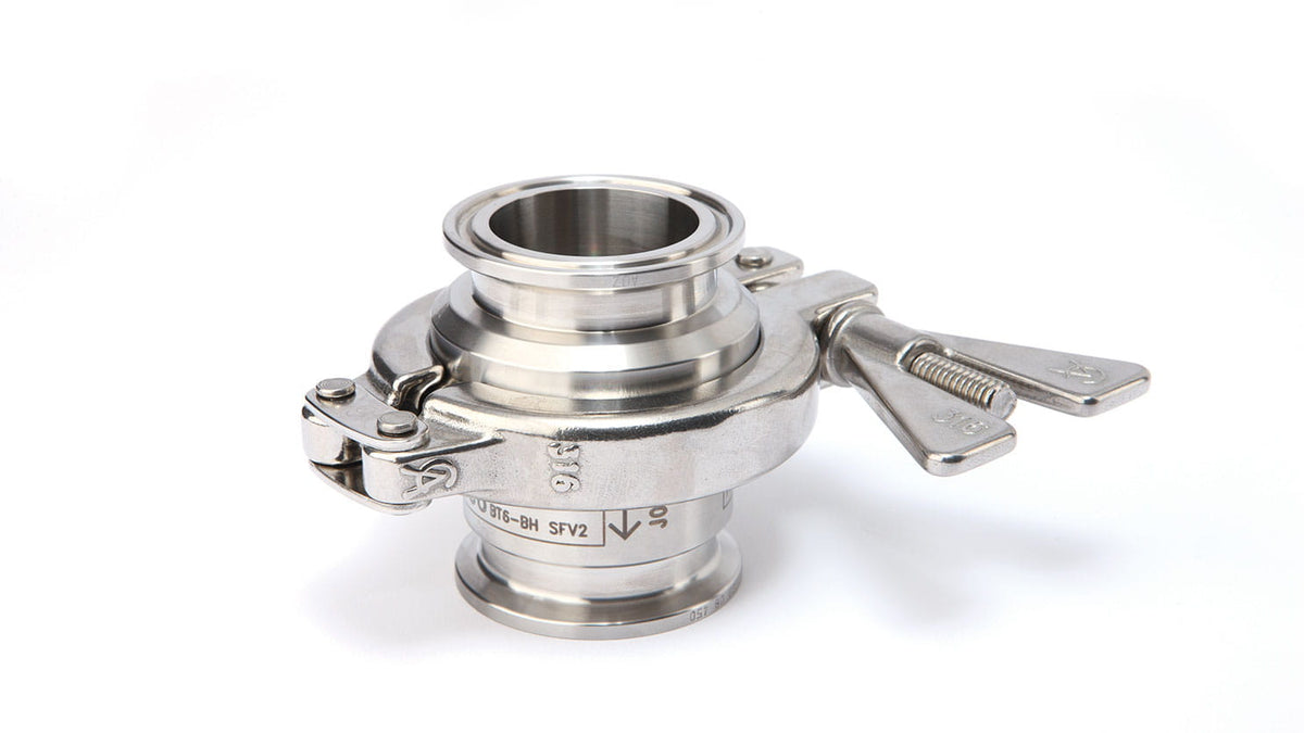 Spirax Sarco 1803055, BT6-BL Low Capacity Balanced Pressure Thermostatic Steam Trap, 3/4 in, Sanitary Clamp, 165 deg C, 6 bar, 316L Stainless Steel
