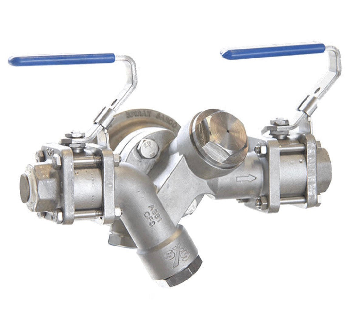 Spirax Sarco 1288591, STS17.2 Compact Pipeline Connector Steam Trapping Station, 3/4 in, FNPT Connection, 254 psig, 13.8 in Face To Face, Stainless Steel