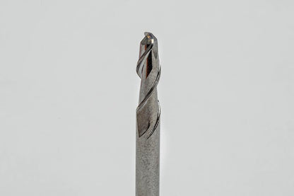 Haas 1/8" Dia. Carbide Ball End Mill, 2 Flute, Uncoated, 1/8" Smooth Shank x 3/8" LOC, HSAM1
