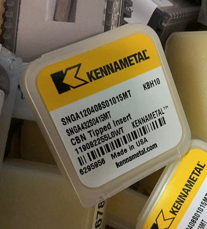 KennametalTurning Insert: SNGA432S0415MT KBH10, PCBN Tipped Inserts